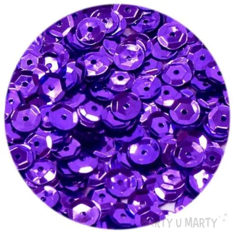 cekiny classic metalic fioletowe 8 mm 10 g aliga