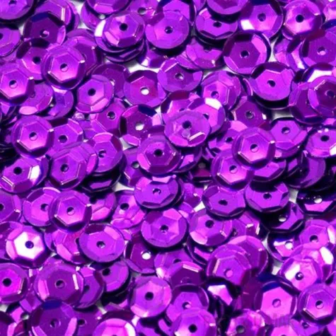 cekiny classic metalic fioletowe jasne 6 mm 15 g dekoracjepolska