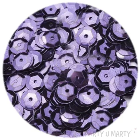 cekiny classic metalic fioletowe jasne 8 mm 12 g czakos