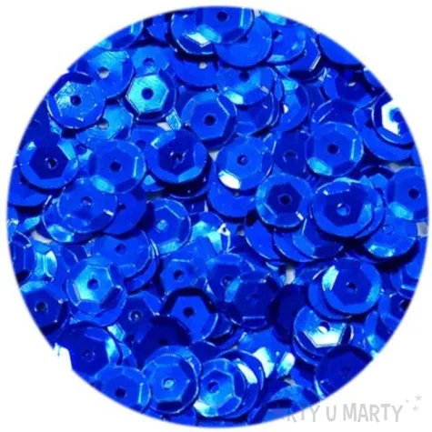 cekiny classic metalic niebieskie 6 mm 15 g dekoracjepolska