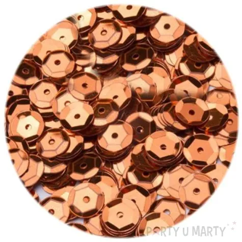 cekiny classic metalic pomaranczowe 8 mm 12 g czakos