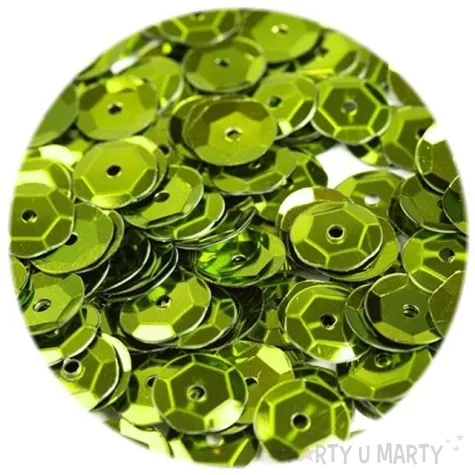 cekiny classic metalic zielone jabluszko 8 mm 12 g czakos