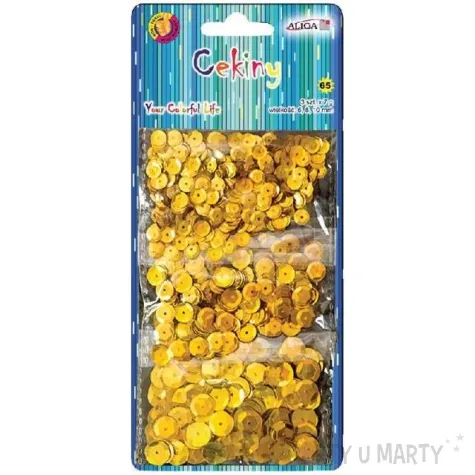 cekiny classic metalic zlote mix aliga