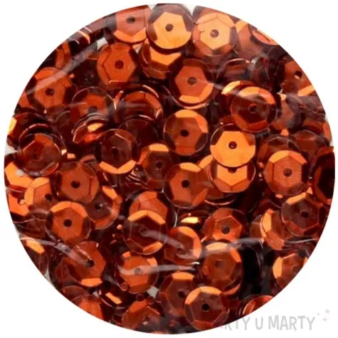 cekiny classic metalik miedziany 6mm brewis 10g