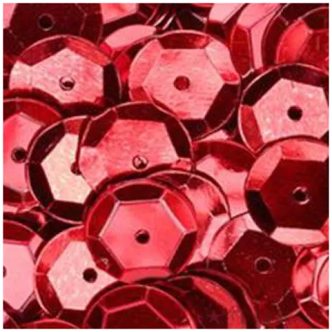 cekiny classic metallic czerwone 9 mm 14 g titanum