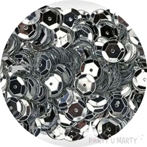 cekiny classic metallic srebrne 9 mm 14 g titanum