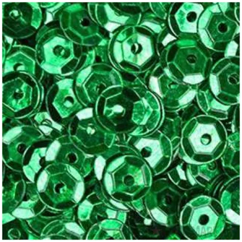 cekiny classic metallic zielone 7 mm 14 g titanum