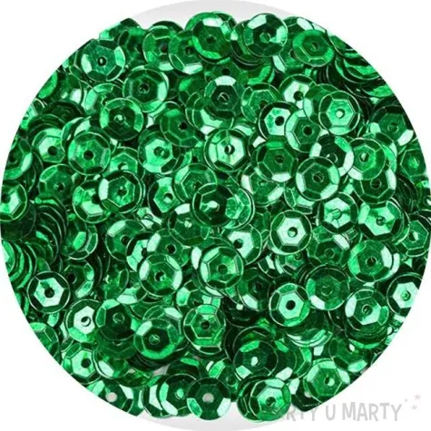 cekiny classic metallic zielone 7 mm 14 g titanum