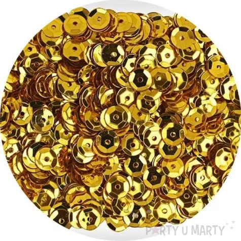 cekiny classic metallic zlote 7 mm 14 g titanum