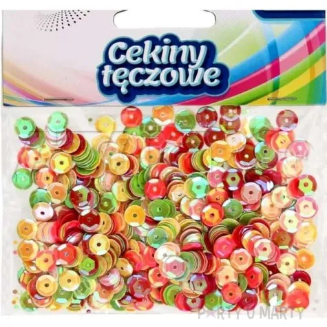 cekiny classic opalizujace teczowy 8 mm brewis