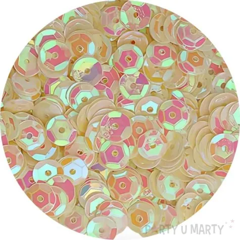 cekiny classic opalizujacy biale 7 mm 10 g titanum