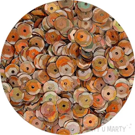 cekiny classic opalizujacy brazowe 7 mm 10 g titanum