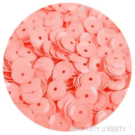 cekiny classic pastel brzoskwiniowe 6 mm 12 g czakos