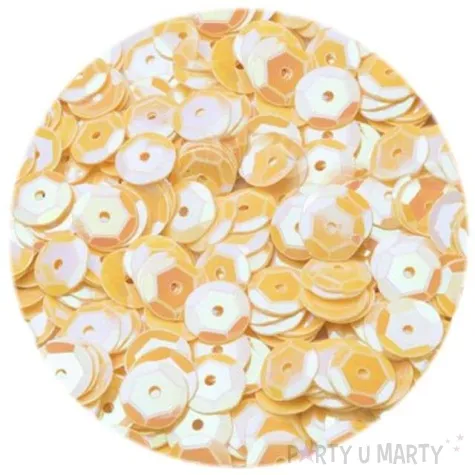 cekiny classic pastel brzoskwiniowe 8 mm 12 g czakos