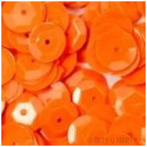 cekiny classic pastel pomaranczowe 8 mm 10 g aliga