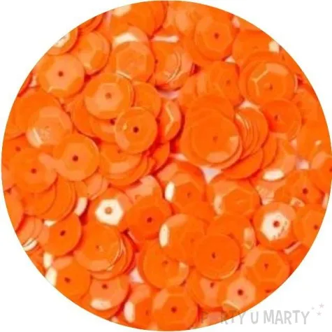 cekiny classic pastel pomaranczowe 8 mm 10 g aliga