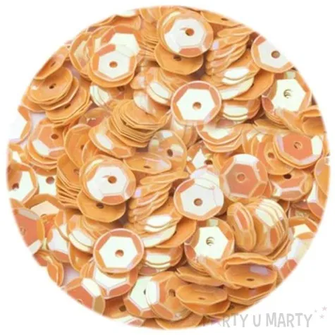 cekiny classic pastel pomaranczowe 8 mm 12 g czakos