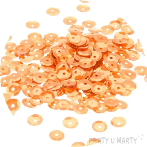 cekiny classic pastel pomaranczowy 8 mm 15 g arpex