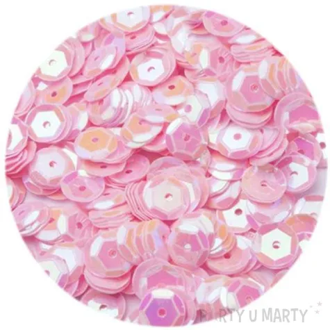 cekiny classic pastel rozowe jasne 6 mm 12 g czakos