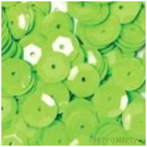 cekiny classic pastel zielone jasne 8 mm 10 g aliga