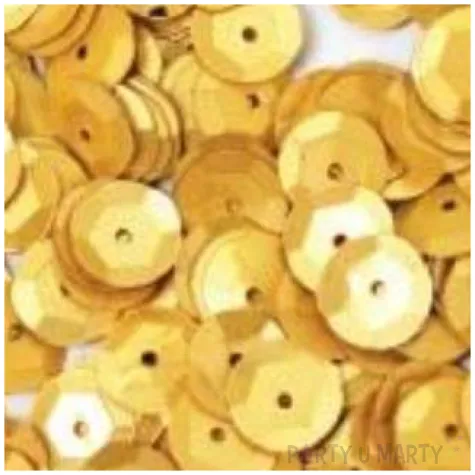 cekiny classic pastel zlote 8 mm 10 g aliga