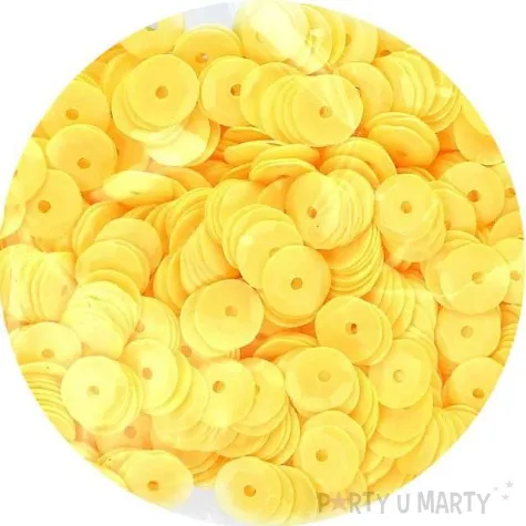 cekiny classic pastel zolte 7 mm 10 g titanum