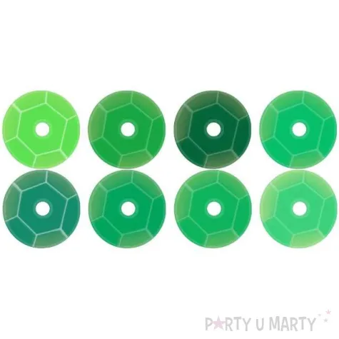 cekiny classic zestaw zielony mix 8 szt titanum