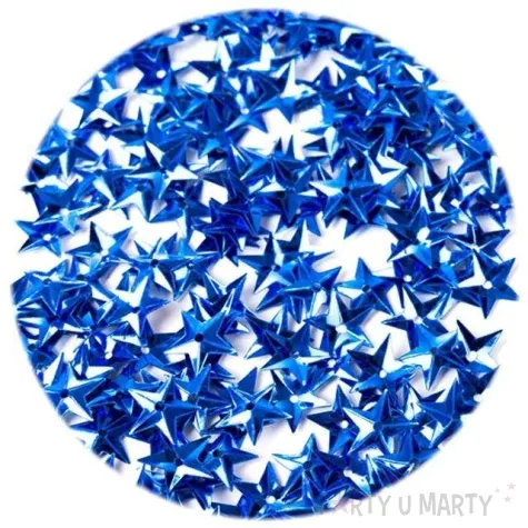cekiny gwiazdki metalic granatowe 10 mm 150 szt czakos