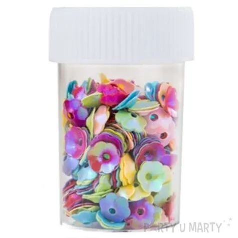 cekiny kwiatki pastel box mix 5 mm 12 g czakos