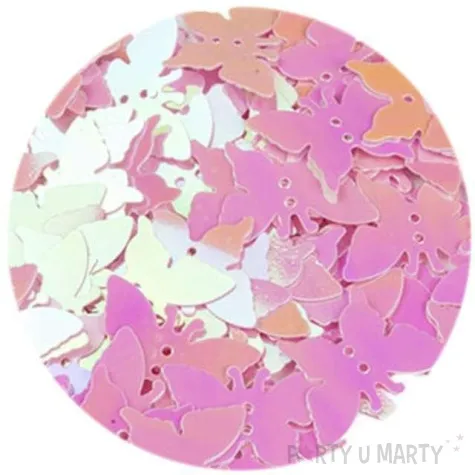 cekiny motylek pastel rozowe 12x16 mm 100 szt czakos