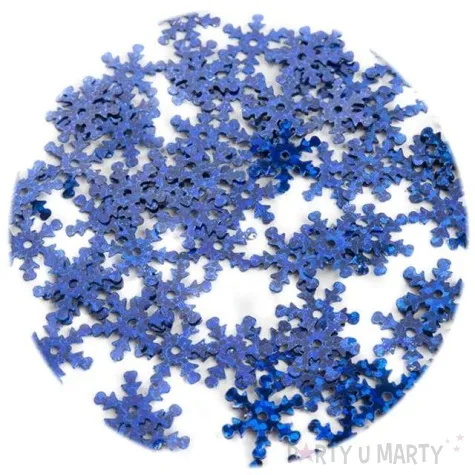 cekiny sniezynki xl holo granatowe 18 mm 200 szt czakos