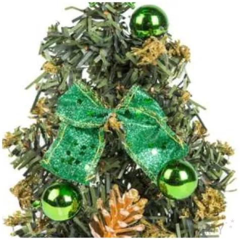 choinka classic mini ozdobiona zielona czakos 20 cm