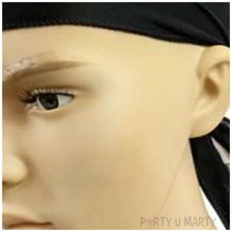 chusta hip hop na glowe czarna partydeco