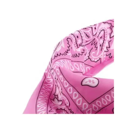 chusta kowbojska bandana rozowy partytino