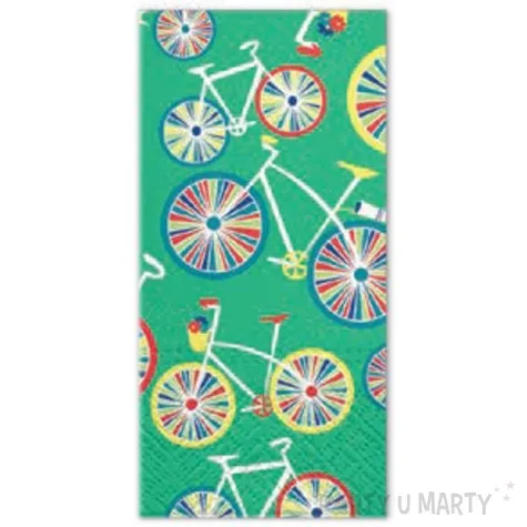 chusteczki rowery paw 22 cm 10 szt