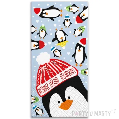 chusteczki zimowi przyjaciele paw 22 cm 10 szt