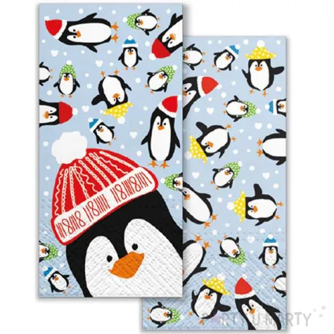 chusteczki zimowi przyjaciele paw 22 cm 10 szt