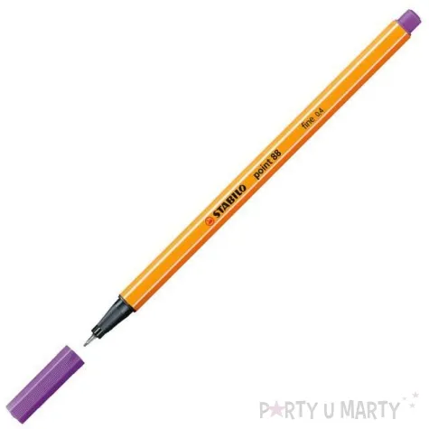 cienkopis point 88 fioletowy 55 gr 0 4mm stabilo