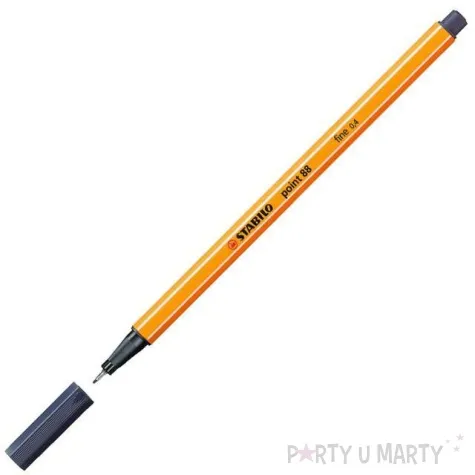 cienkopis point 88 grafitowy szary 98 gr 0 4mm stabilo