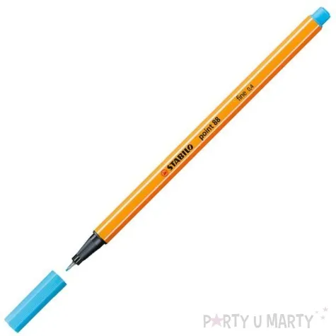 cienkopis point 88 jasny niebieski 57 gr 0 4mm stabilo