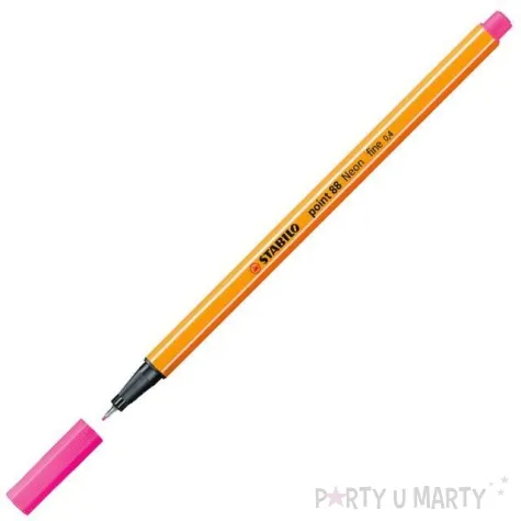 cienkopis point 88 neonowy rozowy 056 gr 0 4mm stabilo
