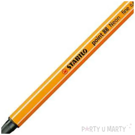 cienkopis point 88 neonowy zolty 024 gr 0 4mm stabilo