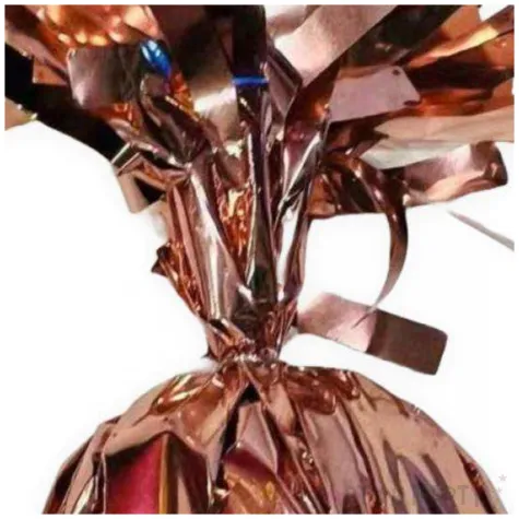 ciezarek do balonow foliowy rozowe zloto jix 120g