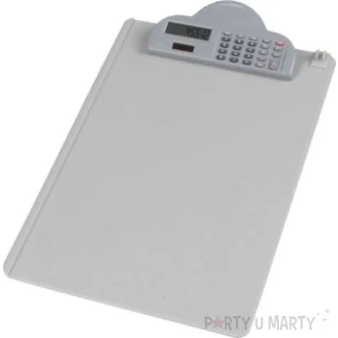 clipboard podkladka a4 z kalkulatorem szary d rect