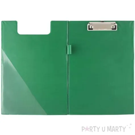 clipboard podkladka a5 z klipem zamykana zielona d rect