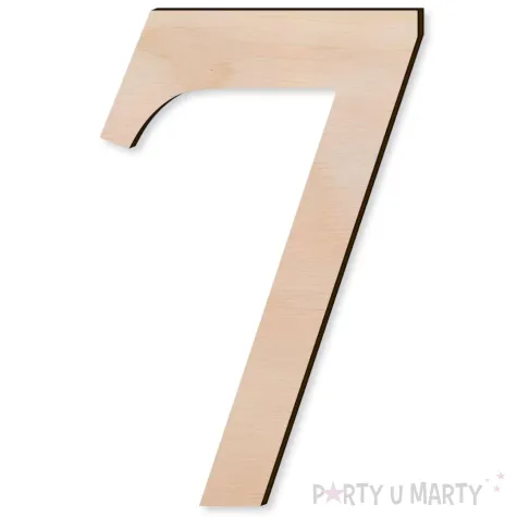 cyfra drewniana times 7 rozm m 66x100 mm