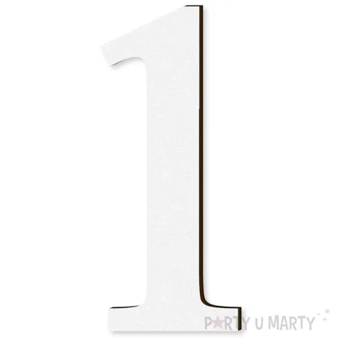 cyfra laminowana times 1 biala rozm m 43x100 mm