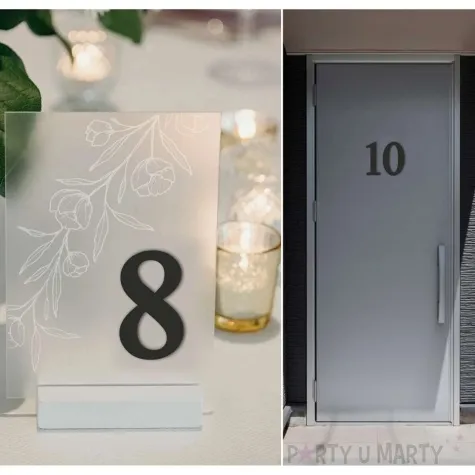 cyfra laminowana times 2 czarna rozm m 68x100 mm