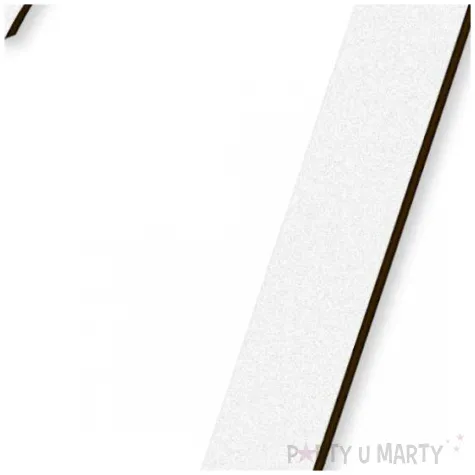 cyfra laminowana times 7 biala rozm m 66x100 mm