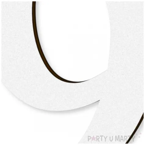 cyfra laminowana times 9 biala rozm m 68x100 mm